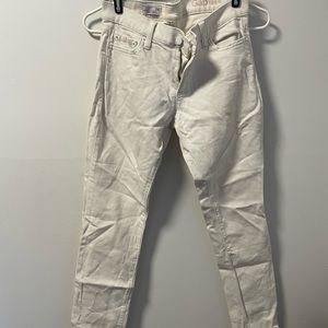 GAP cream jeans girlfriend fit
